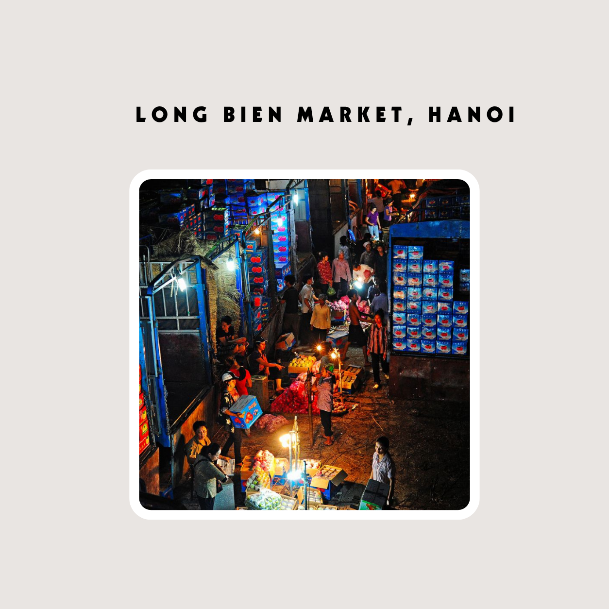 Long Bien market