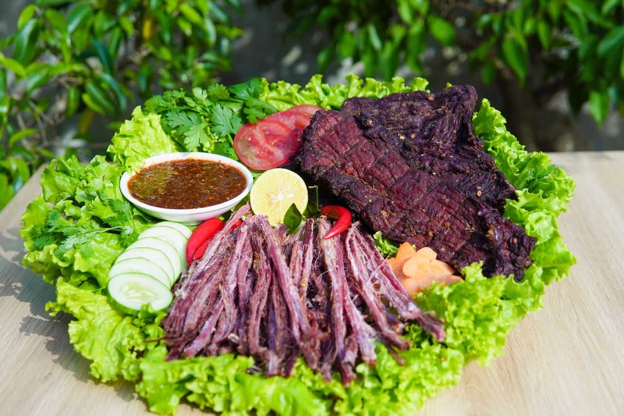 sapa smoked buffalo meat